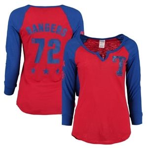 NWT Women's Texas Rangers PINK Shirt